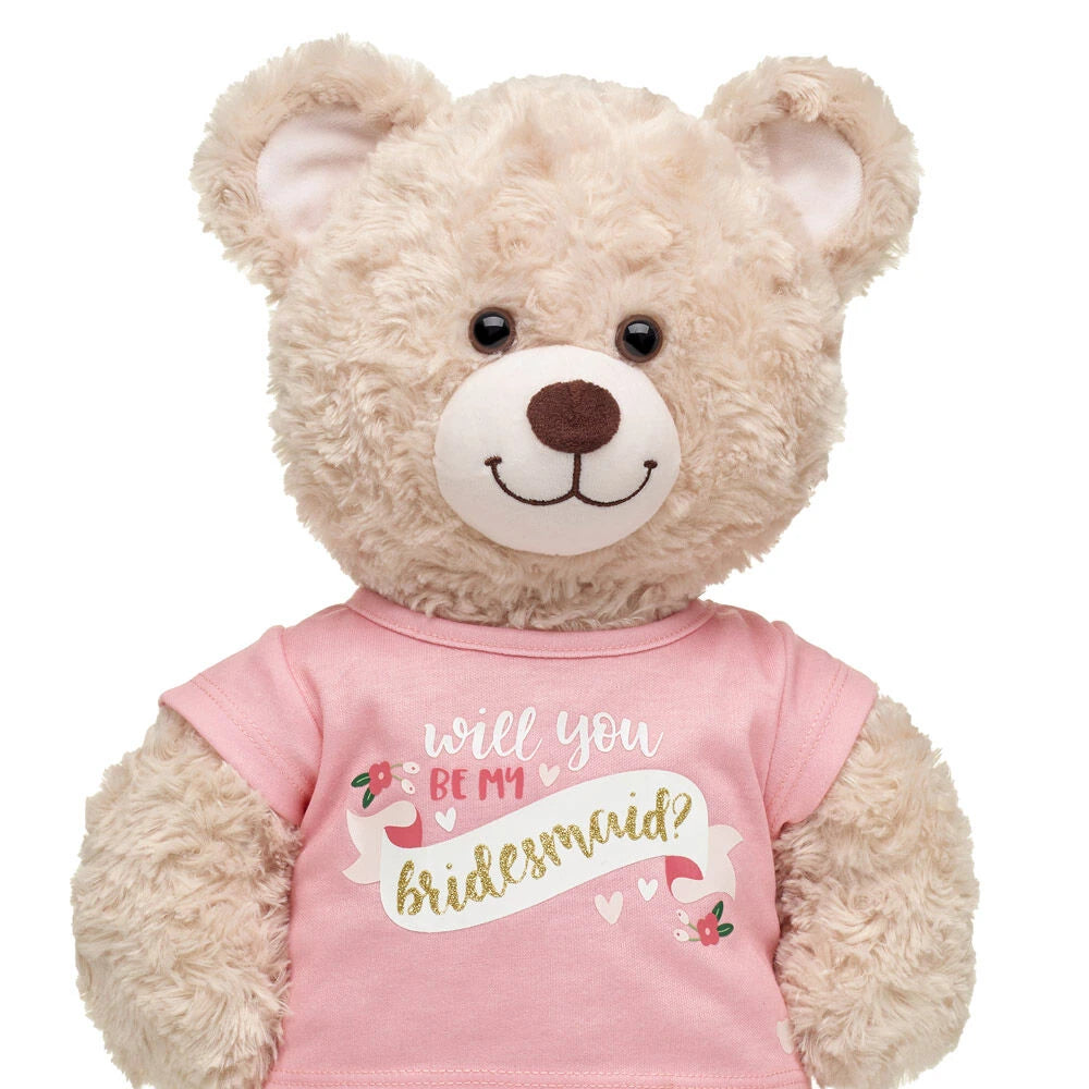 "Will You Be My Bridesmaid?" T-Shirt for Stuffed Animals | Build-A-Bear® - US 0167