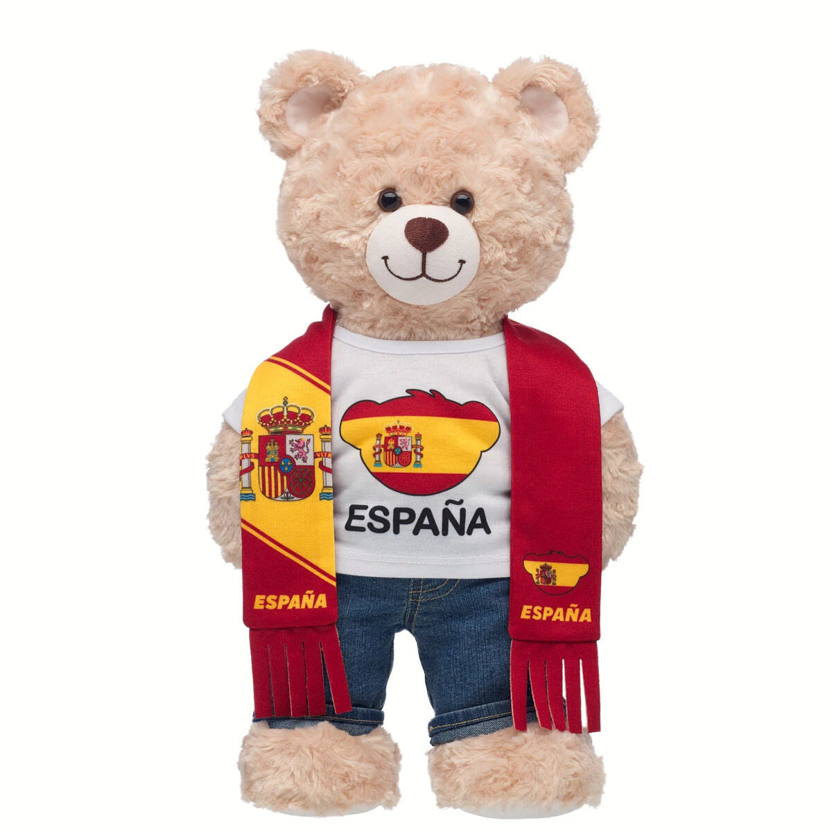 Spain Scarf & T-Shirt Set | Build-A-Bear - US 3371