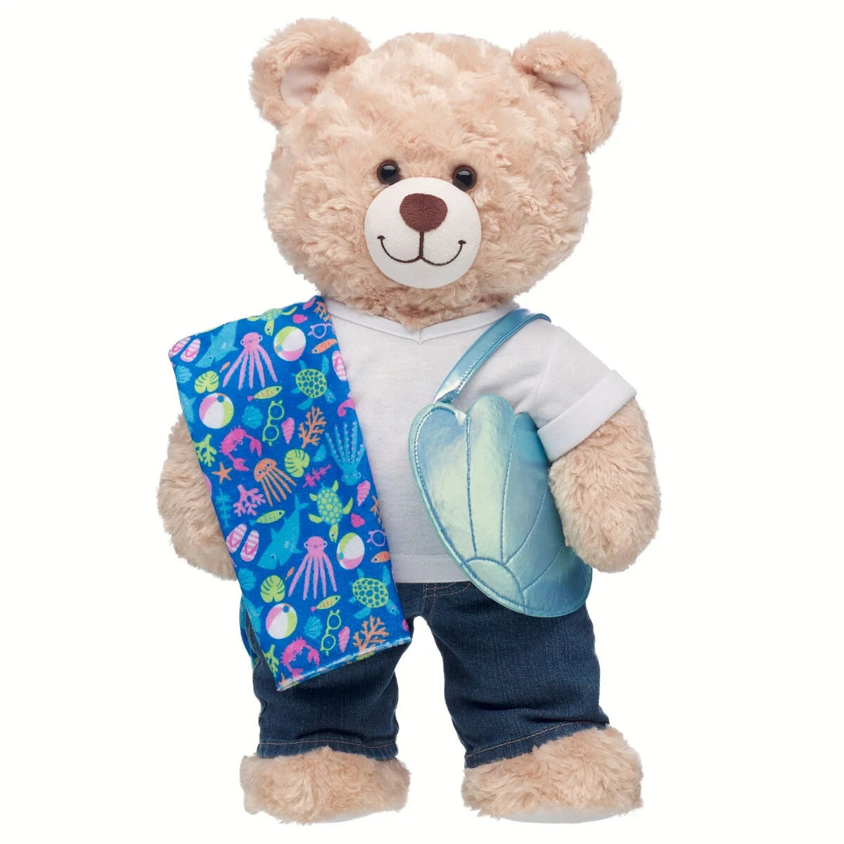 Seashell Tote & Beach Towel Set | Build-A-Bear - US 4527