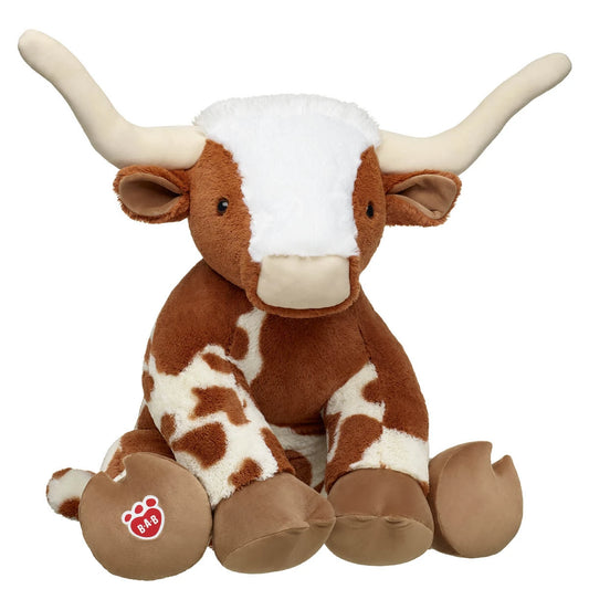 Giant Longhorn Cow Stuffed Animal | Build-A-Bear® - US 6239