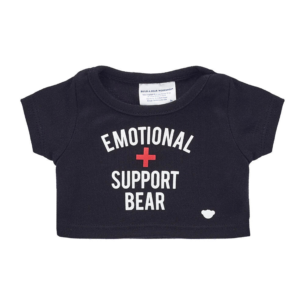 Emotional Support Bear T-Shirt for Stuffed Animals | Build-A-Bear® - US 7599