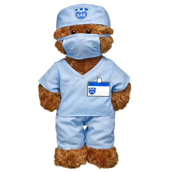 Blue Scrubs 4 pc. for Stuffed Animals | Build-A-Bear® - US 4453