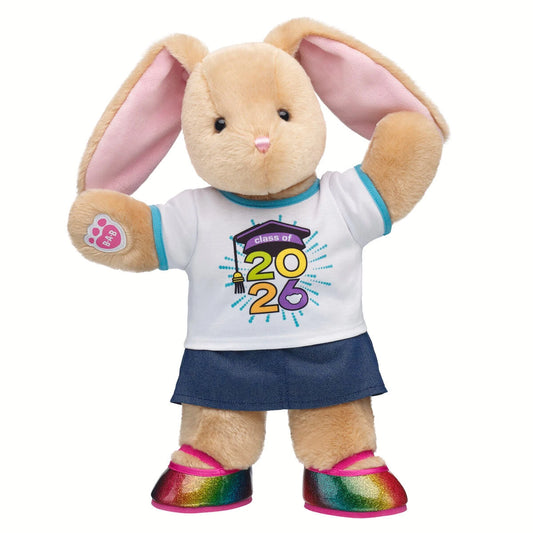Pawlette Bunny Plush Class of 2026 Graduation Gift Set | Build-A-Bear - US 9233