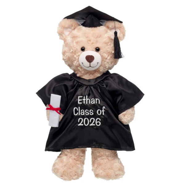 Personalized Embroidered Black Graduation Set | Build A Bear - US 1716