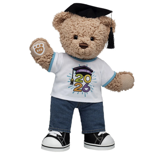 Timeless Teddy Bear Class of 2026 Graduation Gift Set | Build-A-Bear - US 7664