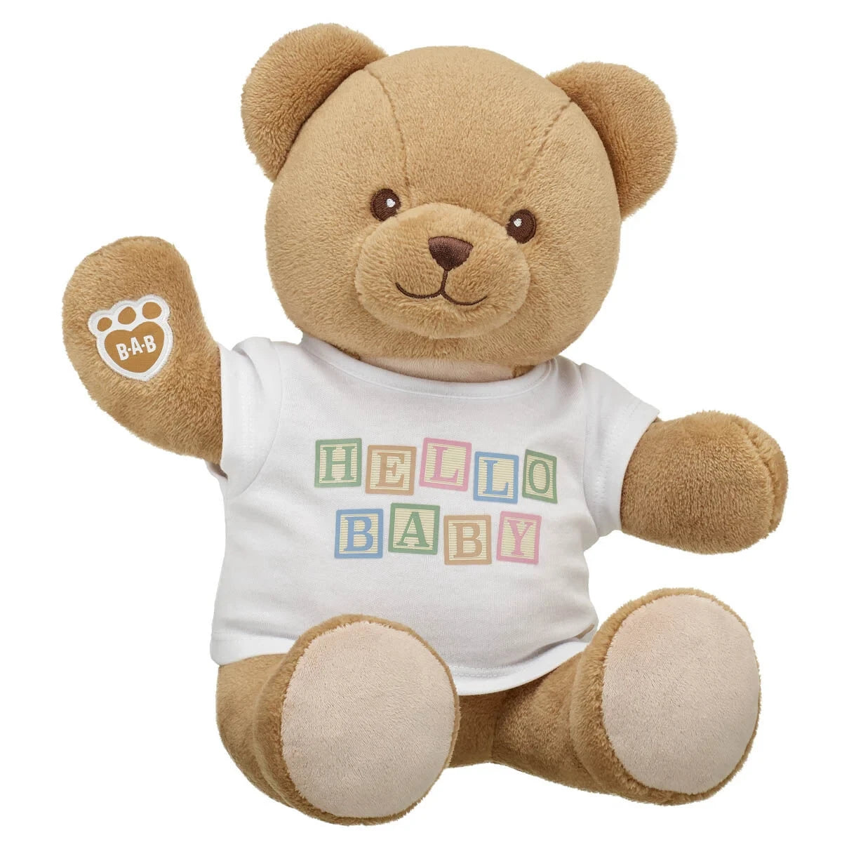 Baby Brown Teddy Bear "Hello Baby" Gift Set | Build-A-Bear® - US 3681