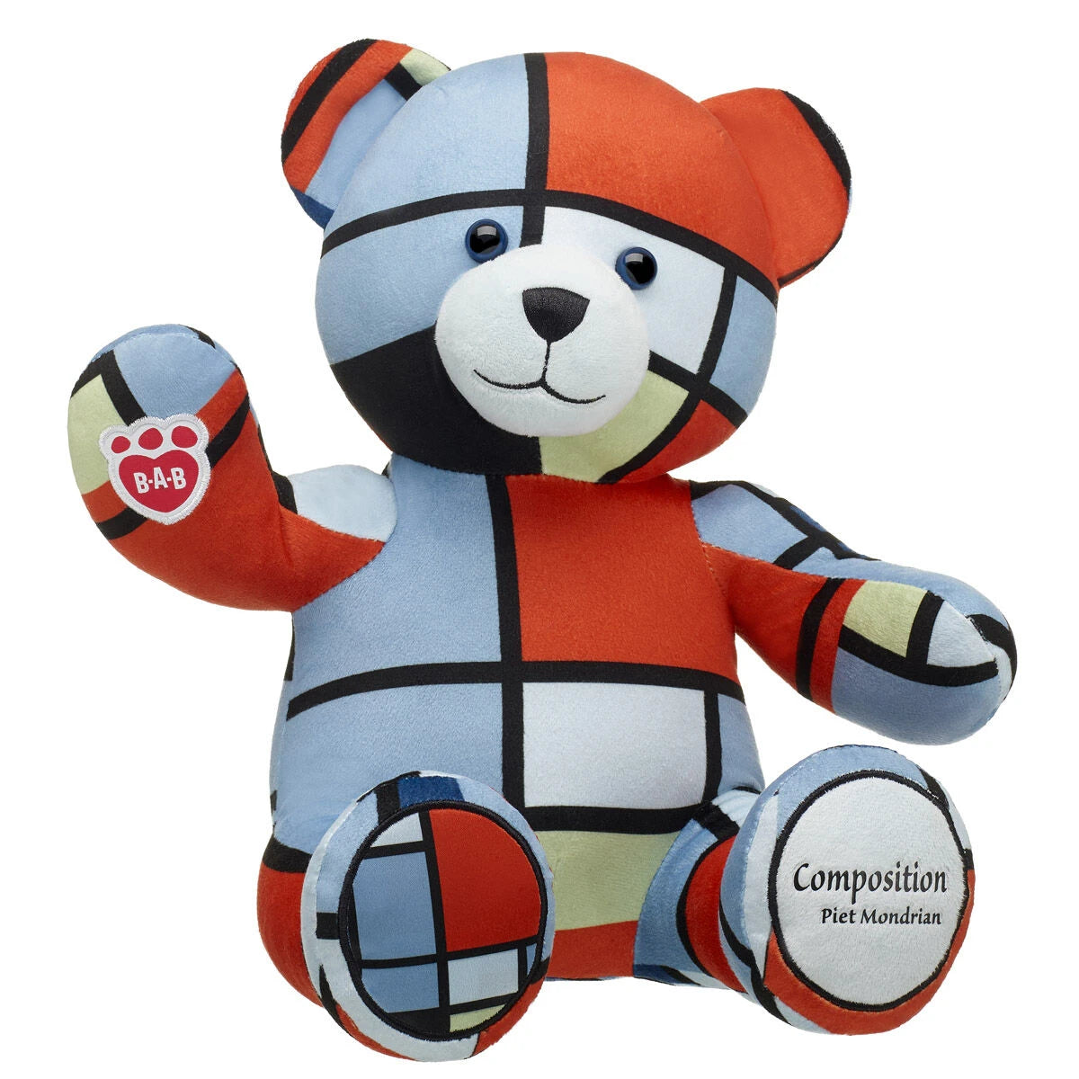 Piet Mondrian Composition Teddy Bear - US 9212