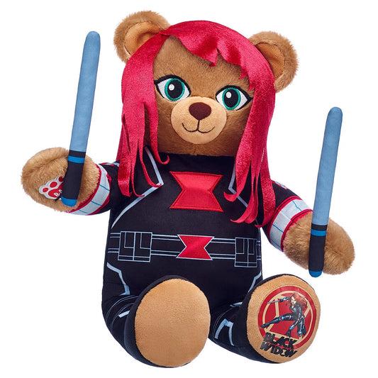 Marvel Black Widow Inspired Teddy Bear | Build-A-Bear® - US 2637