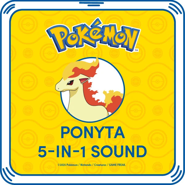 Pokémon Ponyta Plush w/ 5-in-1 Sound | Build-A-Bear - US 2616