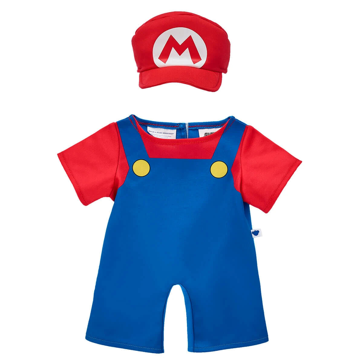 Super Mario Happy Hugs Teddy Bear Mario Gift Set | Build-A-Bear - US 2607