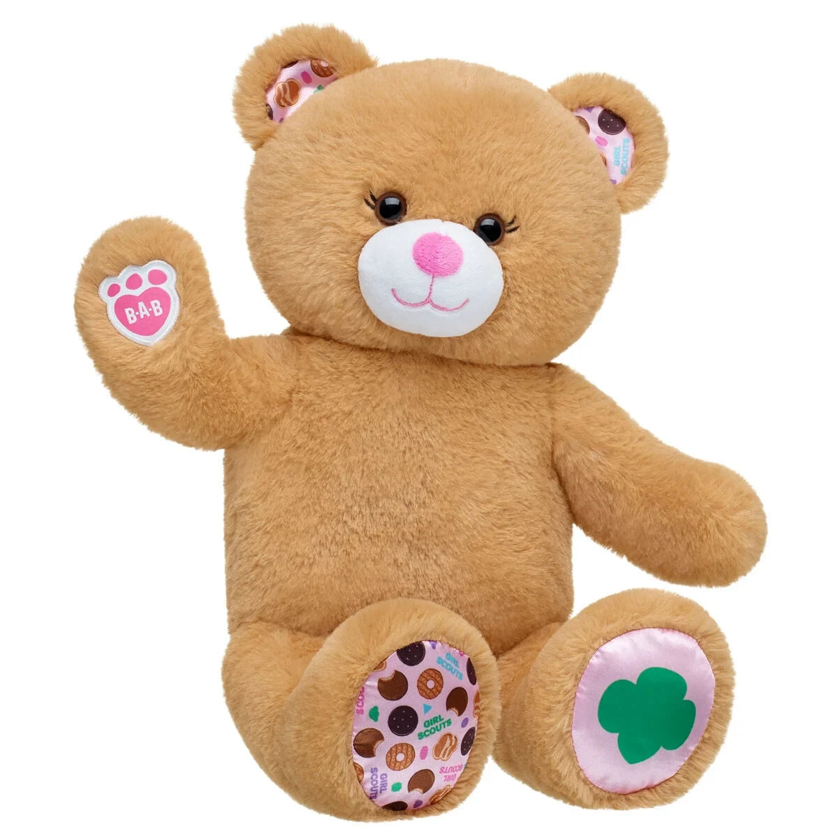 Girl Scout Cookie Teddy Bear Pajama Gift Set w/ Bows | BAB - US 1822