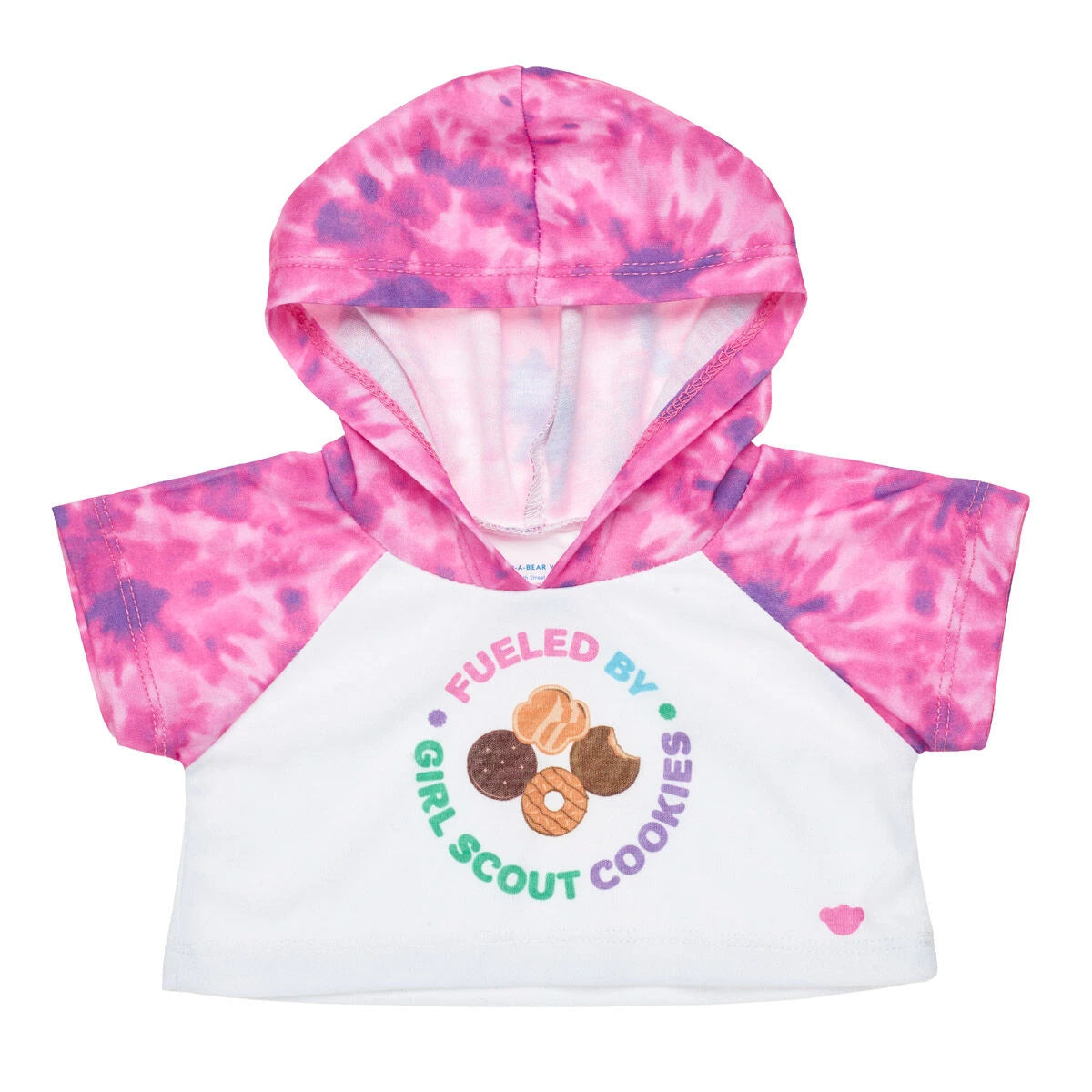 Girl Scout Cookie Teddy Bear Hoodie Gift Set w/ Bows | BAB - US 7640
