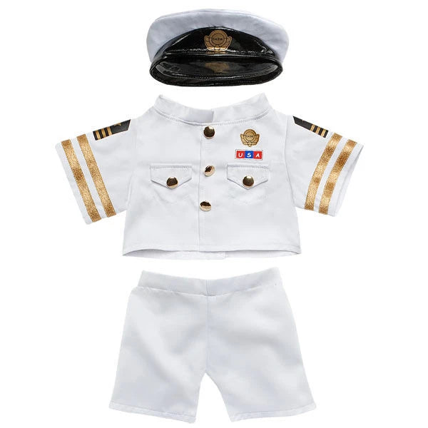 Happy Hugs Teddy Bear Naval Officer Gift Set | Build-A-Bear® - US 5172