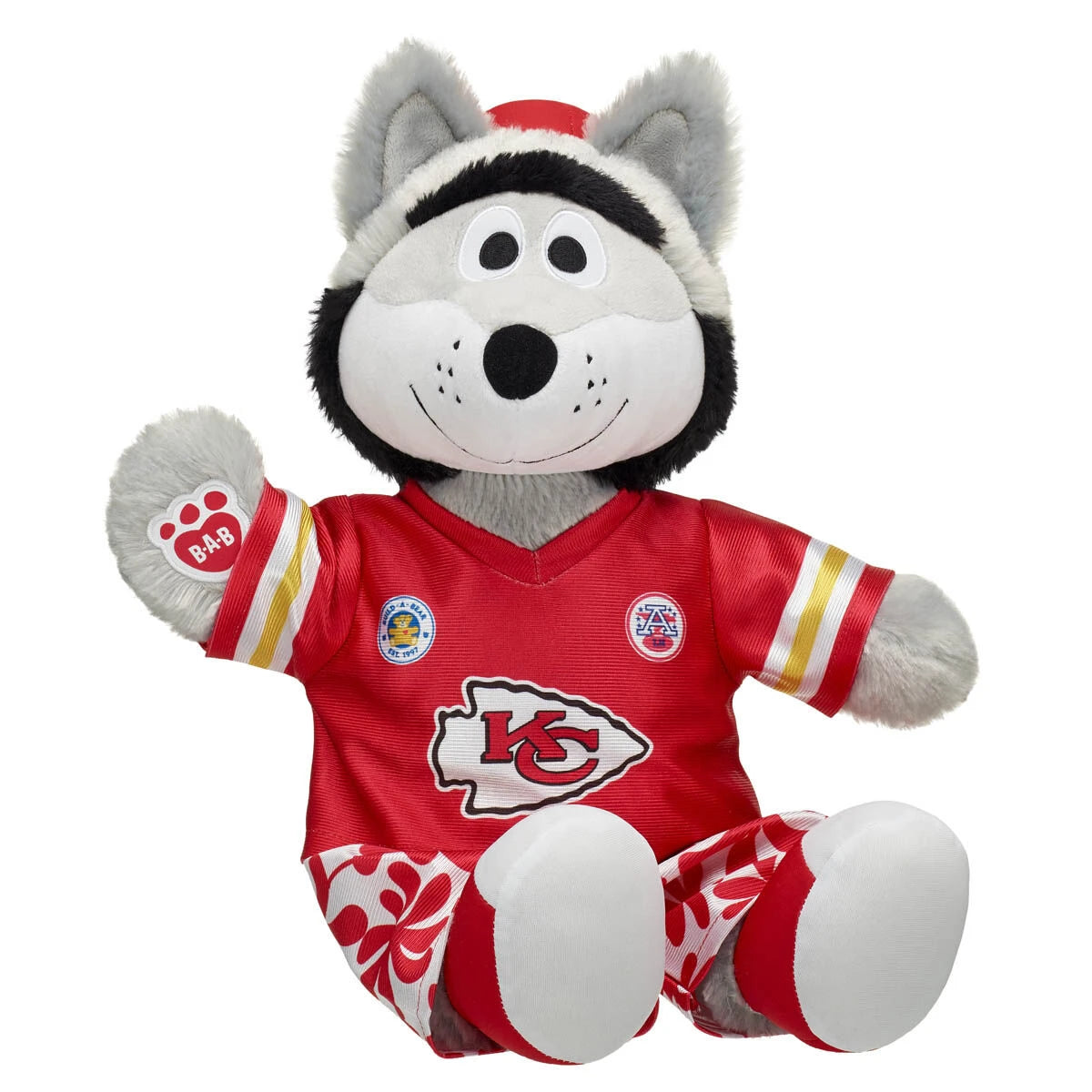 KC Wolf Plush for Kansas City Chiefs Fans | Build-A-Bear® - US 7713