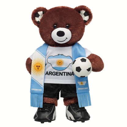 Let's Goal Bear Argentina Gift Set | Build-A-Bear - US 4414