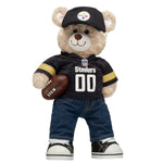 Pittsburgh Steelers Happy Hugs Teddy Bear Hat &amp; Football Set - US 7518