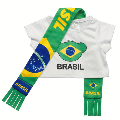 Let's Goal Bear Brasil Gift Set | Build-A-Bear - US 5969