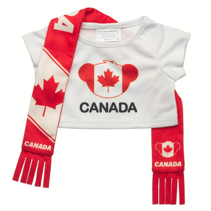 Let's Goal Bear Canada Gift Set | Build-A-Bear - US 3234