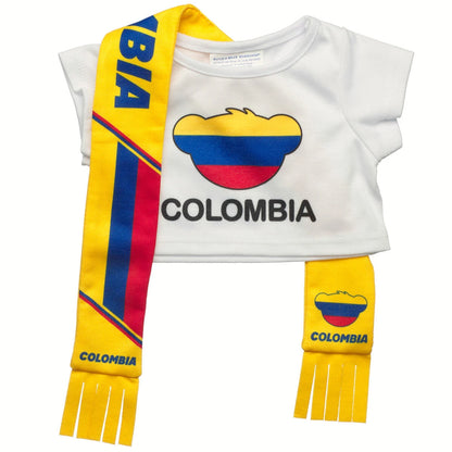 Let's Goal Bear Colombia Gift Set | Build-A-Bear - US 2178