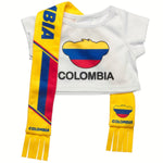 Colombia Scarf &amp; T-Shirt Set | Build-A-Bear - US 6444
