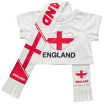 England Scarf &amp; T-Shirt Set | Build-A-Bear - US 7726