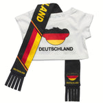 Germany Scarf &amp; T-Shirt Set | Build-A-Bear - US 8640