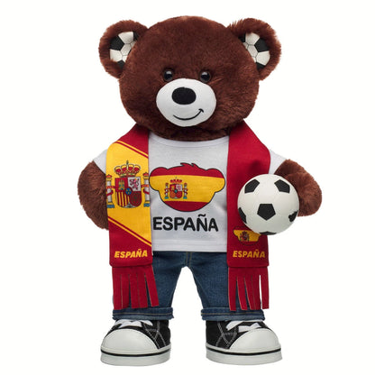 Let's Goal Bear Spain Gift Set | Build-A-Bear - US 3809