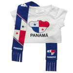 Panama Scarf &amp; T-Shirt Set | Build-A-Bear - US 8434