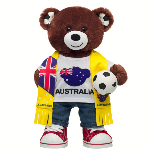 Let's Goal Bear Australia Gift Set | Build-A-Bear - US 4052
