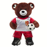 Let's Goal Bear Red Soccer Uniform Gift Set | Build-A-Bear - US 2518