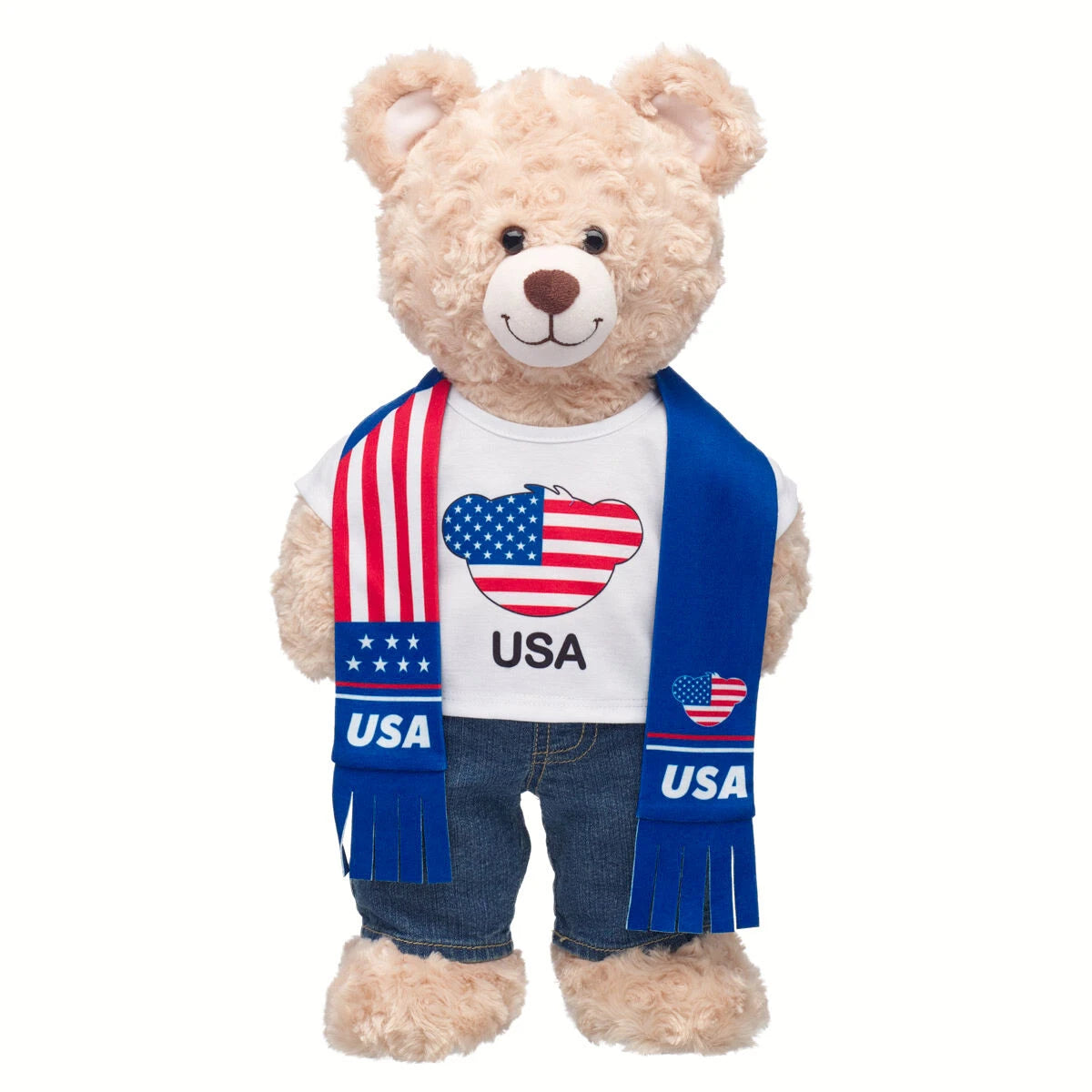 USA Scarf &amp; T-Shirt Set | Build-A-Bear - US 5310
