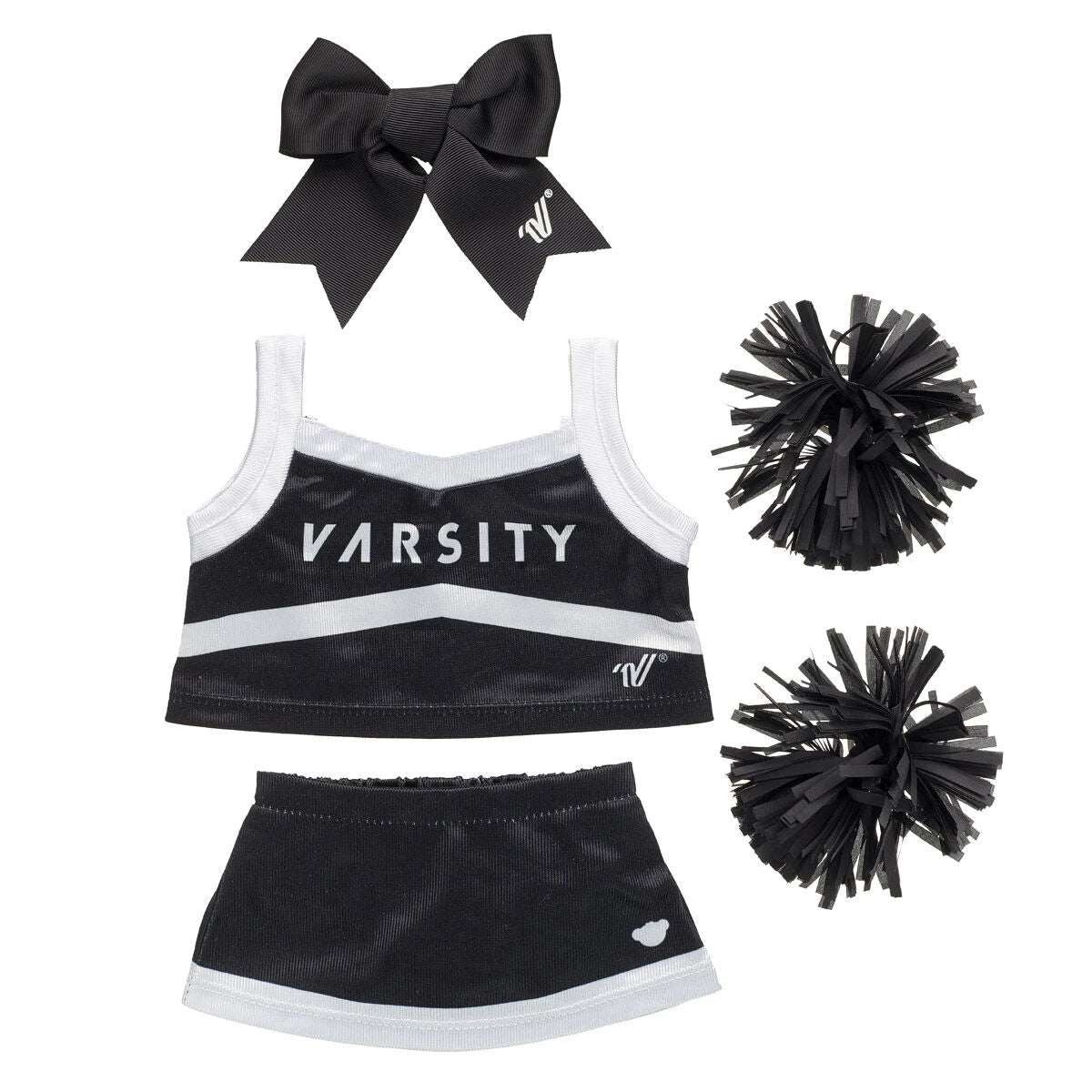 Online-Only Varsity Spirit Black Cheer Uniform | Build-A-Bear® - US 8311