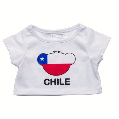 Online Exclusive Chile T-Shirt | Build-A-Bear - US 9833