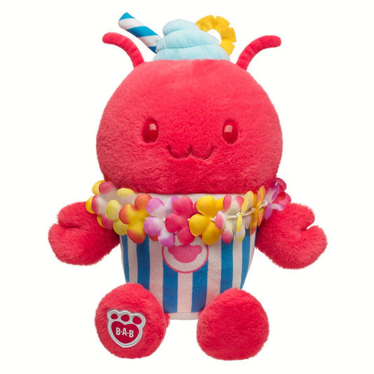 Fruit Punch Lobster Slushie Plushie w/ Lei Necklace | BAB - US 0187