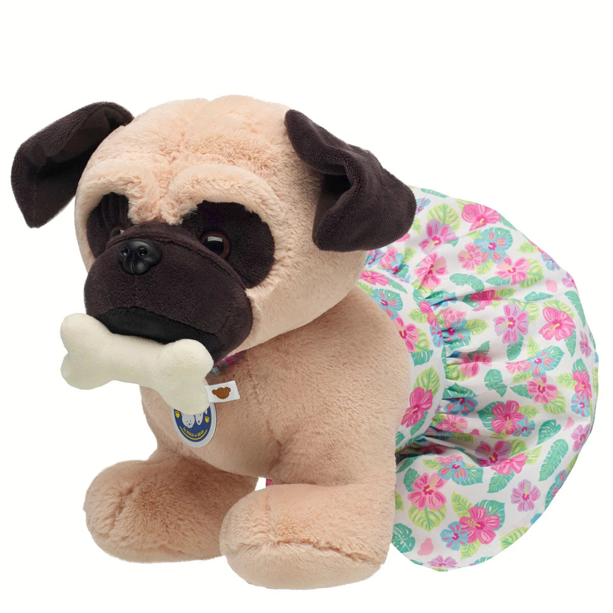 Promise Pets Pug Tropical Gift Set with Bone | Build-A-Bear - US 8952
