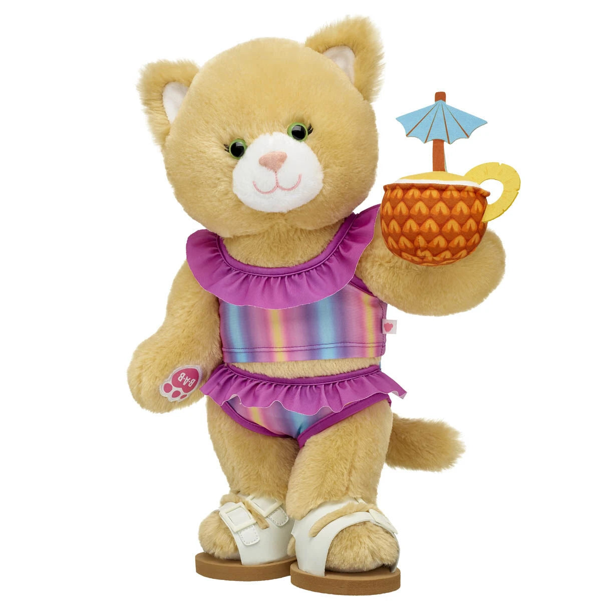 Jennifur Cat Plush Summer Gift Set | Build-A-Bear® - US 3858