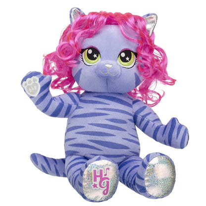 Honey Girls Teegan Tiger Pink Hair Plush Toy Gift Set - US 8278