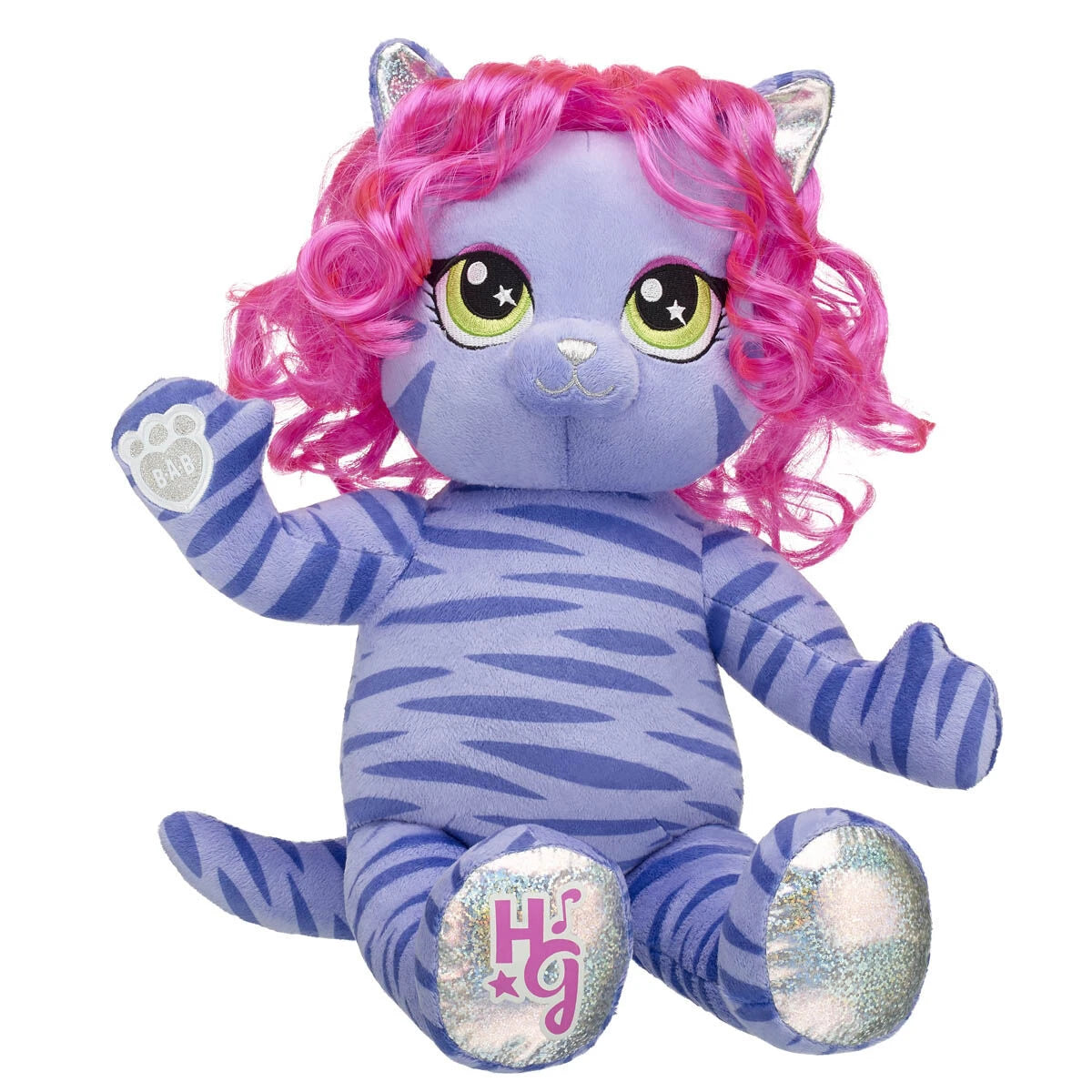 Honey Girls Teegan Tiger Sequin 2-fer Plush Toy Gift Set - US 0349