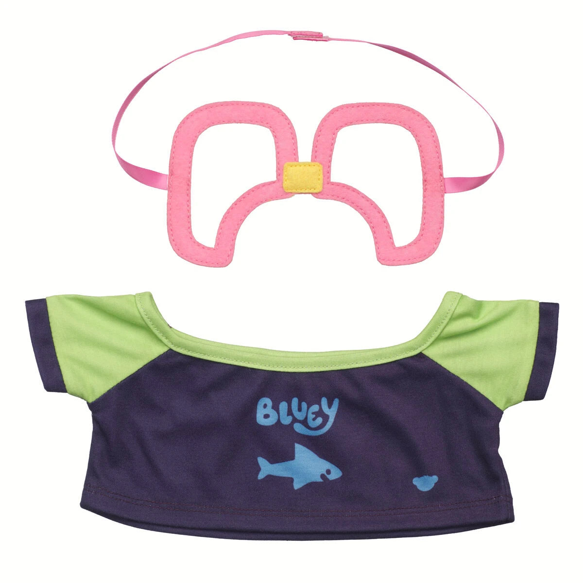 Bluey Swim Shirt &amp; Goggle Set | Build-A-Bear - US 3834