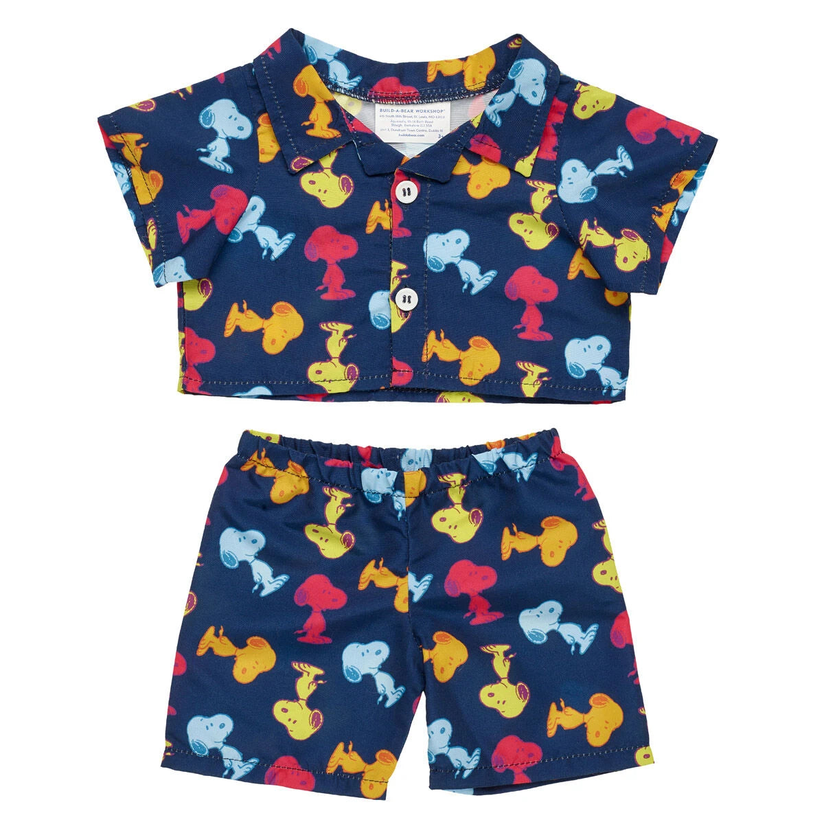 Timeless Teddy Bear &amp; Peanuts® Snoopy Pajamas | Build-A-Bear® - US 4279