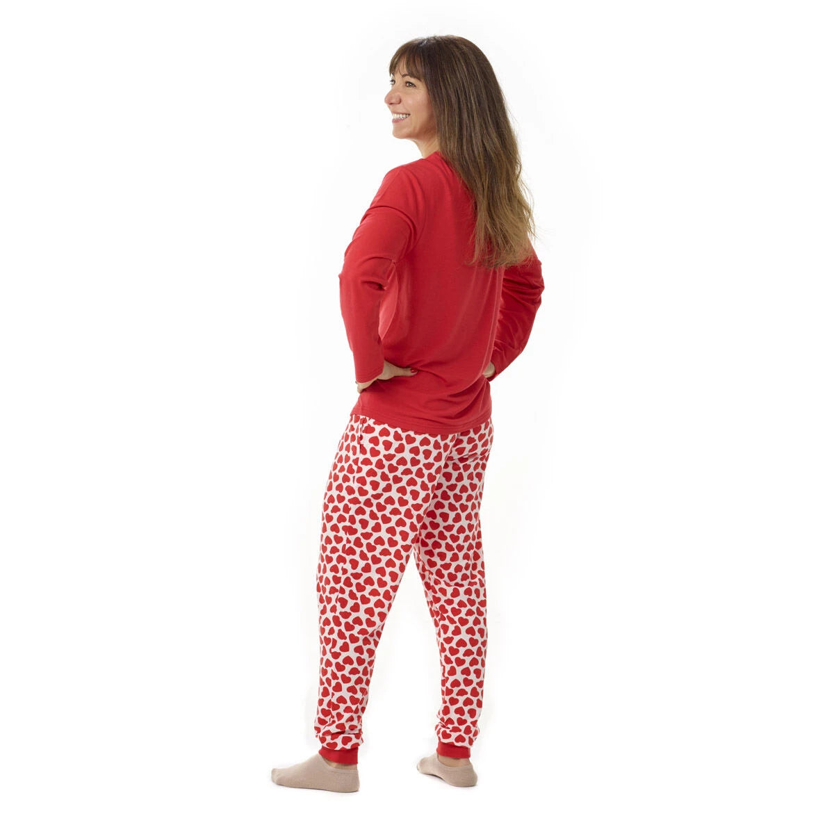 Build-A-Bear Pajama Shop™ Red Hearts PJ Pants - Adult - US 9272
