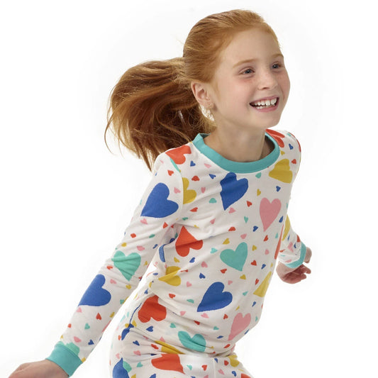 Build-A-Bear Pajama Shop™ Colorful Hearts PJ Top - Toddler and Youth - US 4277