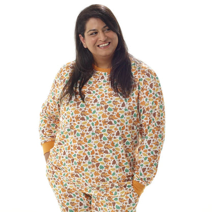 Build-A-Bear Pajama Shop™ Fall Print Top - Adult - US 1649