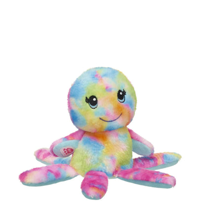 Mini Beans Rainbow Octopus Stuffed Animal - US 4054