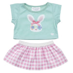 Gingham Bunny Easter Outfit 2 pc. | Build-A-Bear - US 3819