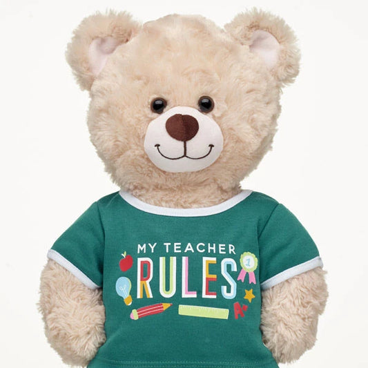 My Teacher Rules T-Shirt for Stuffed Animals | Build-A-Bear® - US 6889